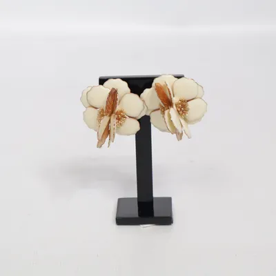 Örhängen (Beige) Okänd metall