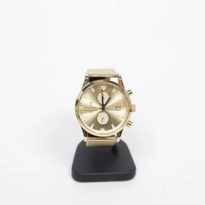 Wristwatch (Sort of Black Chrono Gold Mesh  LCST109) from Triwa