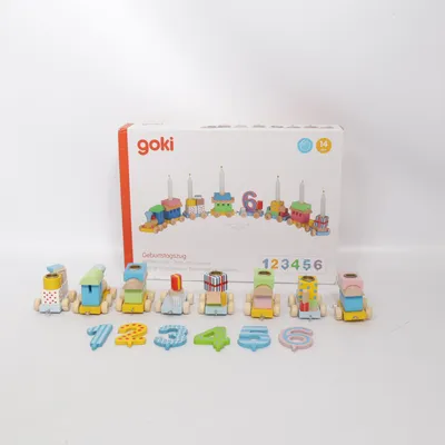 Activity toy (Geburtstagszug) from Goki