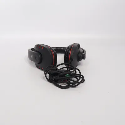 Headset (Black, Red) from Deltaco Gaming