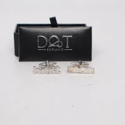 Manschettknappar (Silverfärgad) från DQT Okänd metall