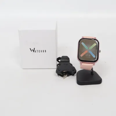 Smartwatch (Zwart, Roze) van Watchuu