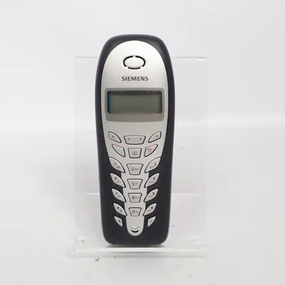 Telefon (Svart, Silverfärgad) från Siemens