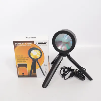 Night light (Black, Orange) from Luume