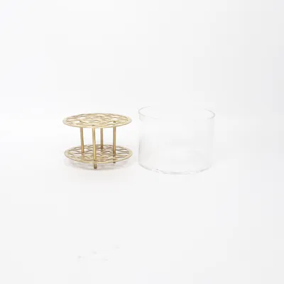 Vas (Transparent, Guldfärgad) från Klong