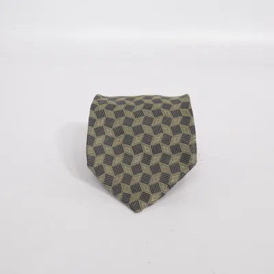 Stropdas (Grijs, Groen) van Tie Rack Zijde