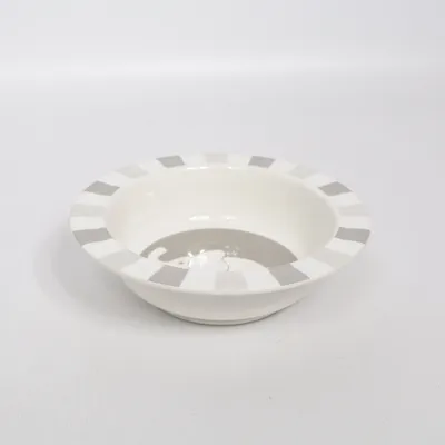 Bowl (White, Gray) from Rätt Start