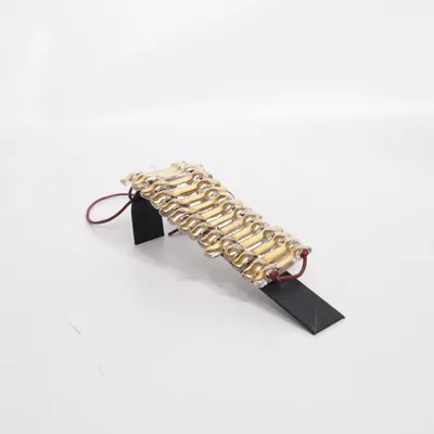 Armband (Guldfärgad, Röd) Glas