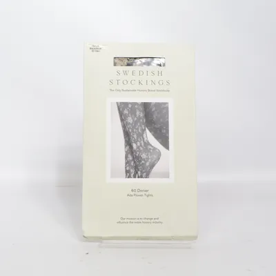 Nylon tights (Ada Flower) from Swedish Stockings Elastane, Recycled polyester