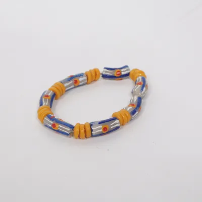 Bracelet (Blue, Yellow, Multicolored) Plastic
