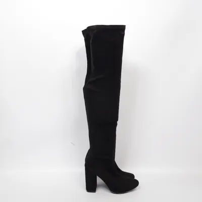 Boots (Black) from NLY Shoes Faux suede