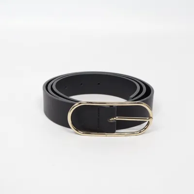 Belt (Black) Faux leather