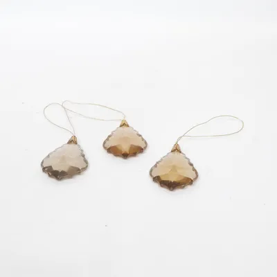 Julgranspynt (Transparent, Guldfärgad)