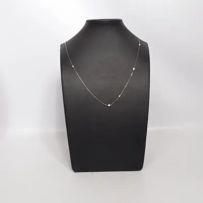 Necklace (Gold, White) from Edblad Unknown metal