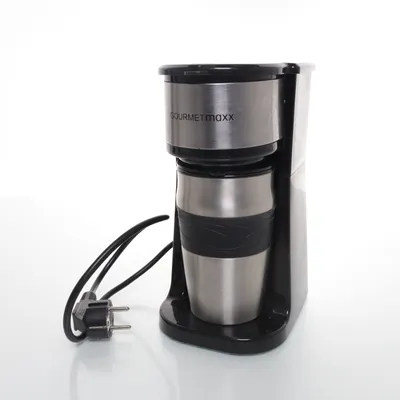 Koffiezetter (Zwart, Zilver) van Gourmetmaxx