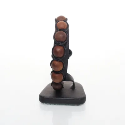 Bracelet (Brown, Black) Unknown metal