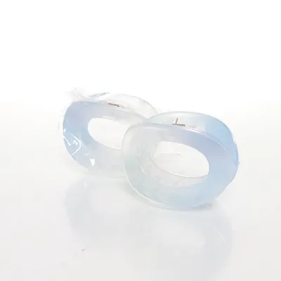 Hårklämma (Vit, Blå)