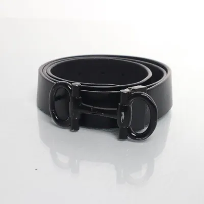 Riem (Zwart) van Ferragamo Leer