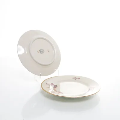 Assiett (Beige, Flerfärgad) från Kobenhavns Porcellains Maleri