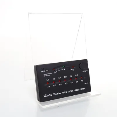 Elektrisk tuner (Sort) fra Harley Benton