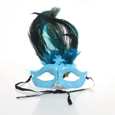 Masquerade mask (Blue, Multicolored)