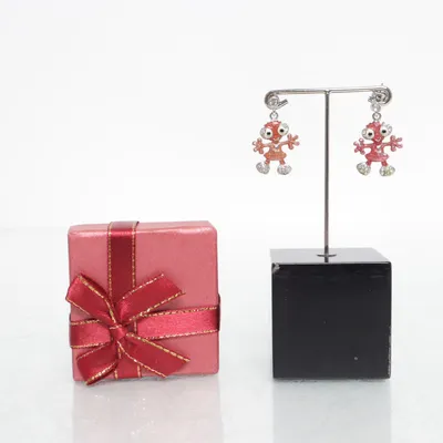 Oorbellen (Roze) Onbekend materiaal