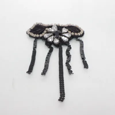 Brosch (Svart, Flerfärgad) Okänd metall