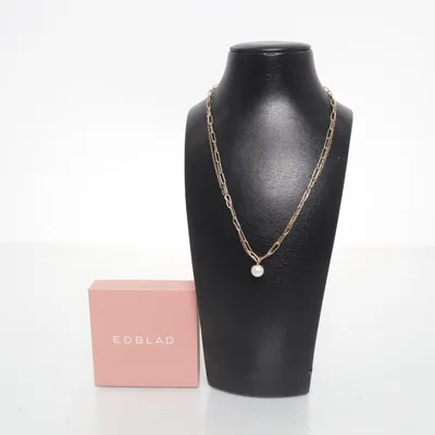 Necklace (Gold, White) from Edblad Stainless steel