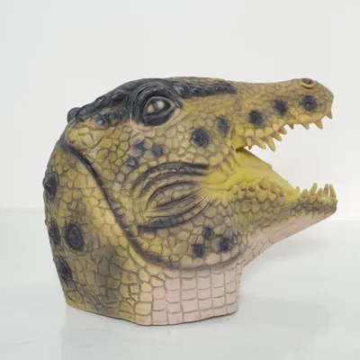 Maskeradmask (Grön, Grå, Beige)