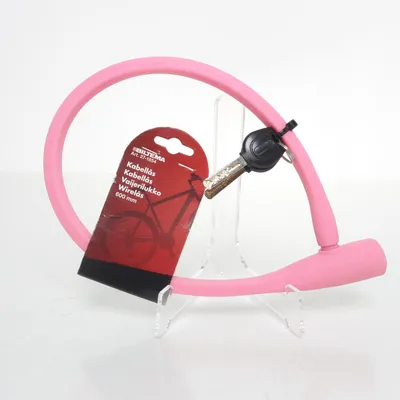 Cykellås (Rosa) från Biltema