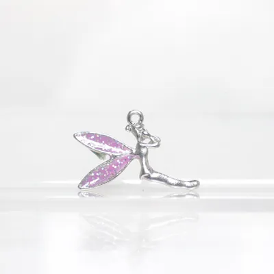 Vedhæng (Sølv, Pink) Ukendt metal
