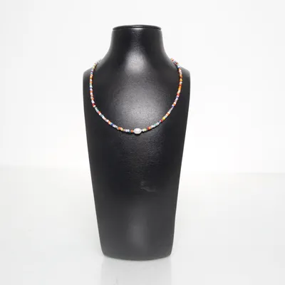Necklace (Orange, Multicolored) Unknown metal