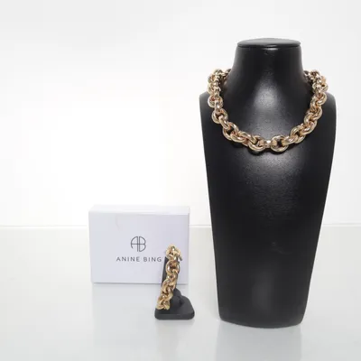 Sieradenset (Goud) van Anine Bing Onbekend materiaal