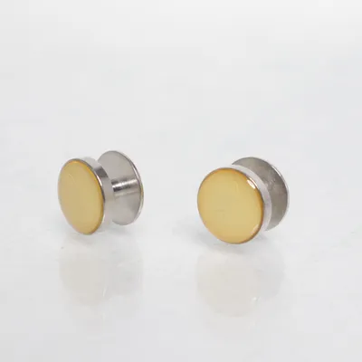 Cufflinks (Silver, Yellow) Unknown metal