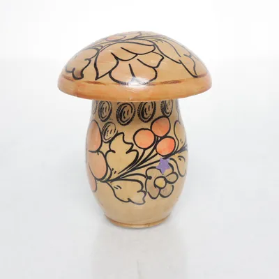 Home decoration (Mushroom , box , wooden, vintage, hippie, hippy, boho)