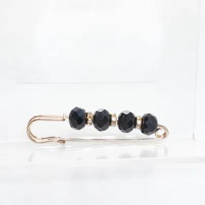 Broche (Guld, Sort) Ukendt metal