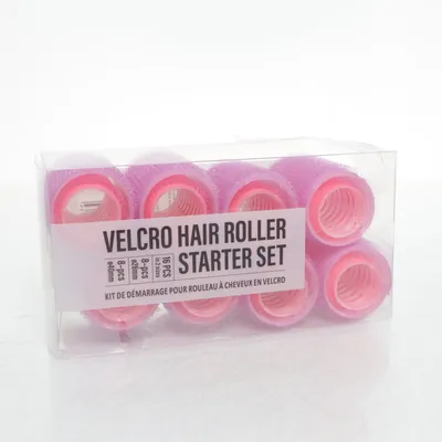 Hårspolar (Rosa, Lila) från Velcro