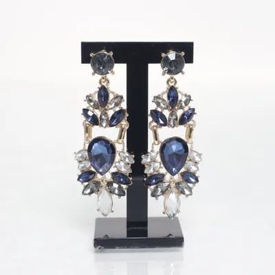Oorbellen (Goud, Blauw, Wit) Onbekend materiaal