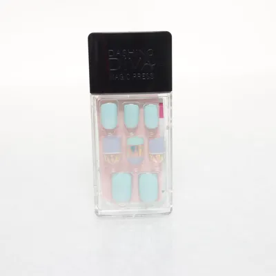 Kunstnagels (Turquoise, Blauw, Meerkleurig) van Dashing Diva