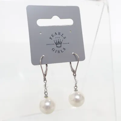 Øreringe (Sølv) fra Pearls for Girls Ukendt metal