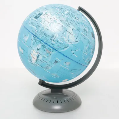 Jordglob (Blå, Flerfärgad)