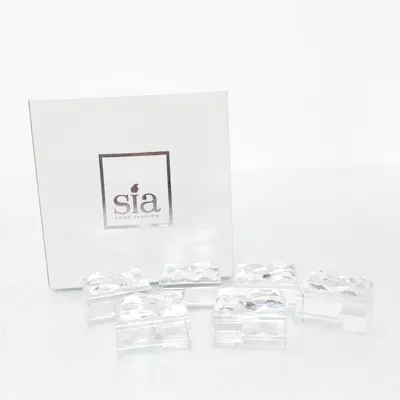 Plaatskaarthouder (Wit) van Sia Home Fashion