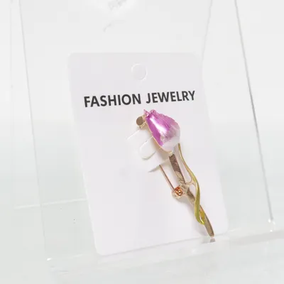 Broche (Roze, Goud) van Fashion Jewelry Onbekend materiaal