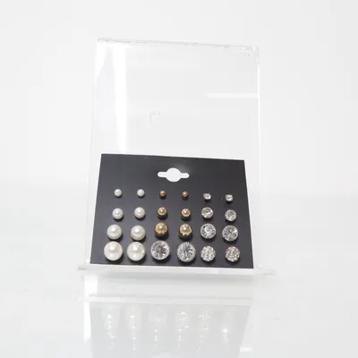Earrings (Gray, Multicolored) Unknown metal