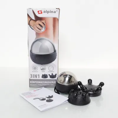 Massage machine (Black, Silver) from Alpina