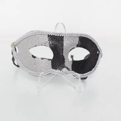 Masquerade-masker (Grijs, Zwart)