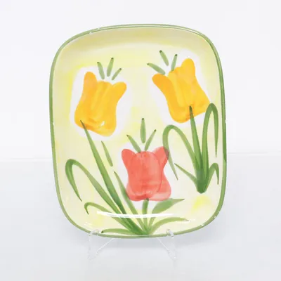 Tallrik (Gul, Flerfärgad) från Cabo