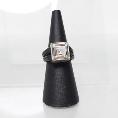 Ring (Zwart, Zilver) van Dyrberg/Kern Onbekend materiaal
