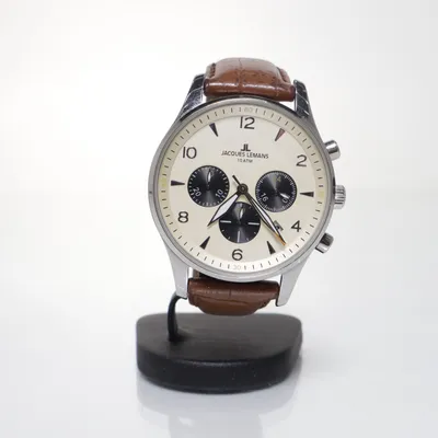 Polshorloge (Bruin) van Jacques Lemans