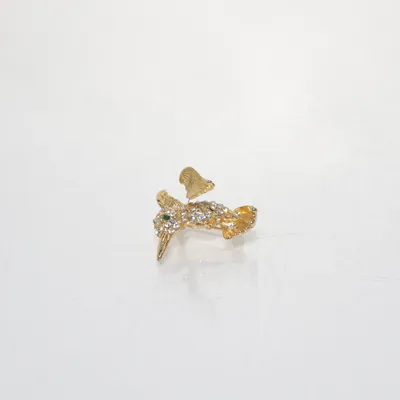 Brooch (Gold, Multicolored) Unknown metal